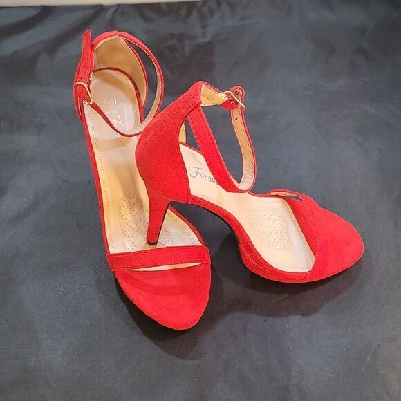 BRAND NEW FOREVER PLATFORM HIGH HEELS STILETTO PUMPS SANDALS - Picture 11 of 16